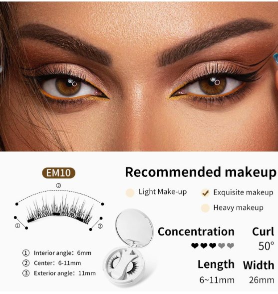 Magnetic Eyelashes Set -