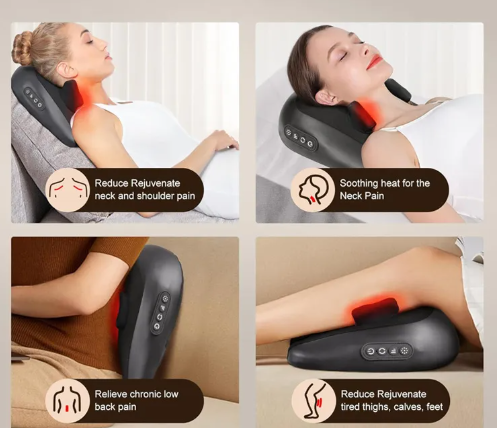 Neck and shoulder massage pillow product image