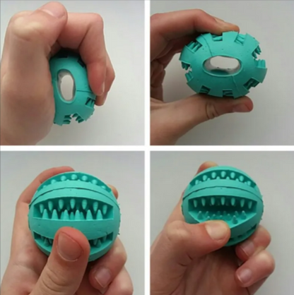 Interactive Rubber Slow Feeder Dog Ball - Image26755100508254