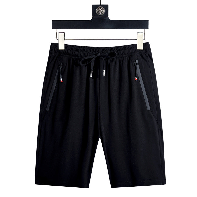 Thin Fitness Running Beach Five-Point Pants - Image26755173253214