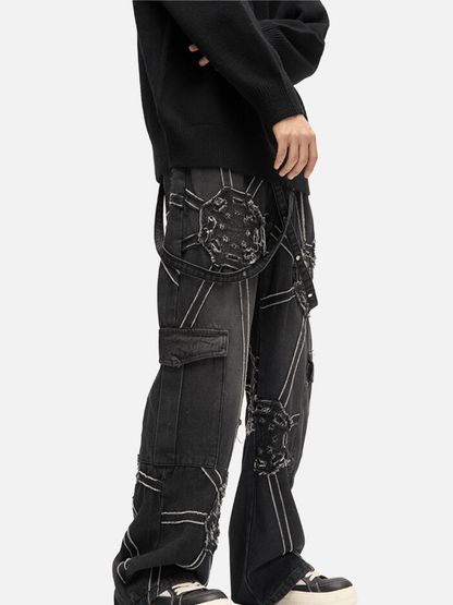 Spider Denim Pants - Image26755088711774