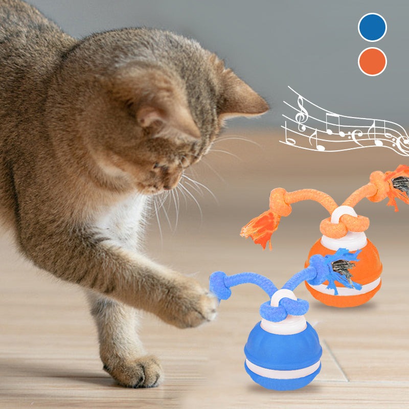 Interactive Pet Rolling Ball Toy USB Rechargeable - Image26755085795422