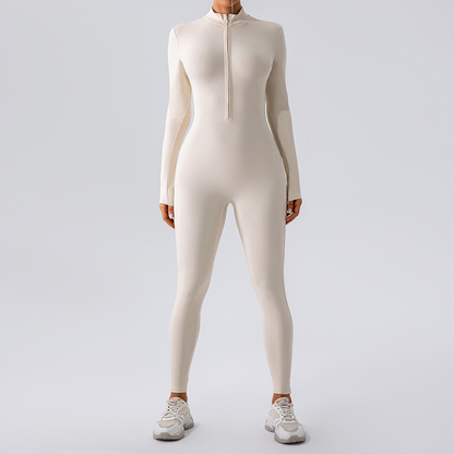 Fleece-Lined Yoga Jumpsuit - Image26755187507294