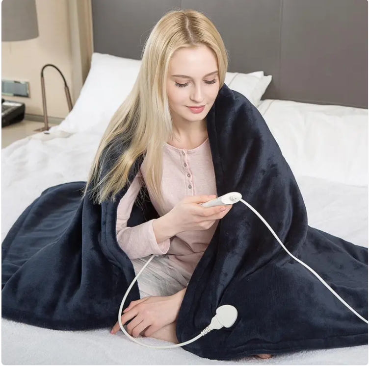 3-Level Safety Heated Blanket with Adjustable Temperature - Image26755144253534