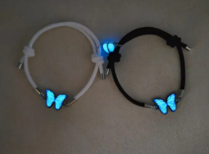 Blue Luminous Smart Butterfly Necklace - Image26755142025310