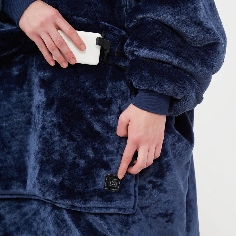 Heated Hoodie Blanket - 