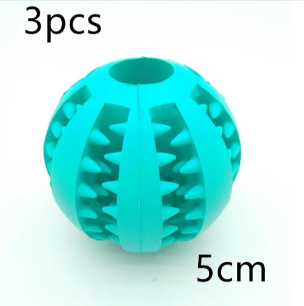 Interactive Rubber Slow Feeder Dog Ball - Image26755100737630