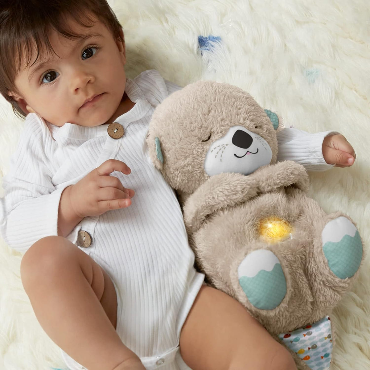 Breathing Bear Soothing Plush - Image26755160834142