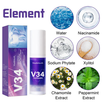 V34 Tooth Cleaning Mousse - Image26755086549086