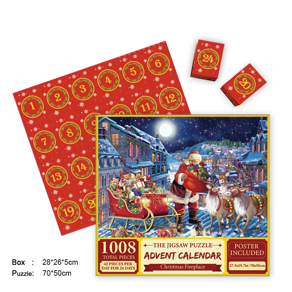 Merry Jigsaw Advent Calendar Puzzle - Image26755123675230