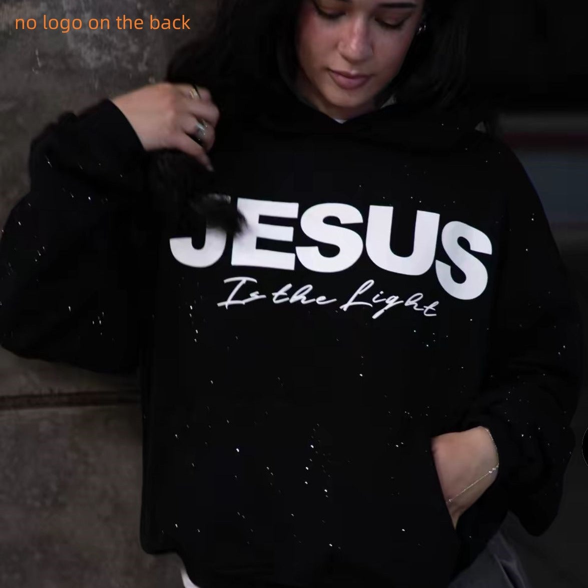 Pullover Round Neck Hooded Sweatshirt - 