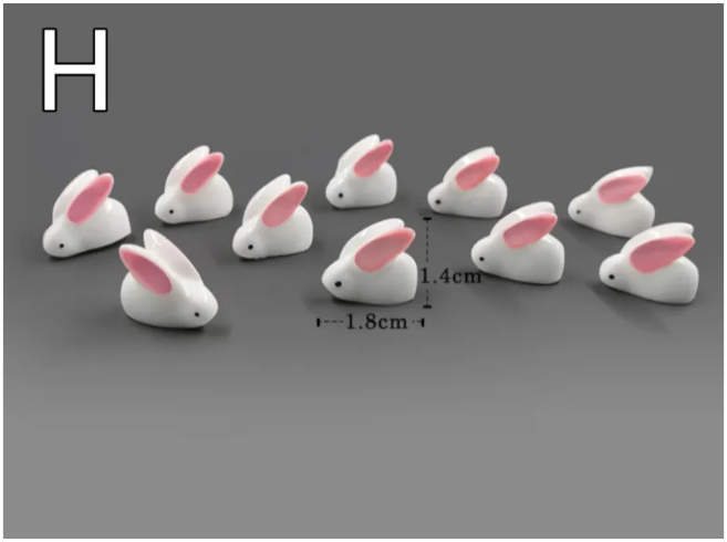 Mini Resin Animal Figurines – DIY Micro-Landscape Decor - Image26755147366494