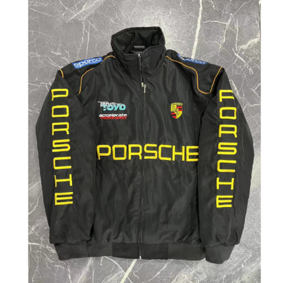 F1 Racing Jacket - Vintage Style Embroidered Outerwear - Image26755152412766