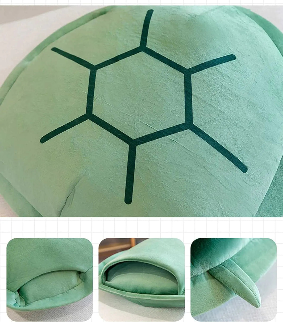 Green Wearable Turtle Shell Pillows - Image26755319922782