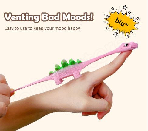Slingshot Dino-Launch Finger Fun Toys - 