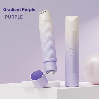 Dual-Head Electric Shaver Painless Women's Epilator Bikini Hair Removal Device Automatic Hair Trimmer Underarm Facial Lips Leg - Image26755081470046
