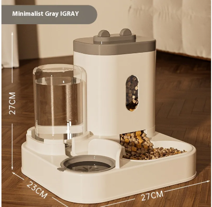 Automatic Pet Feeder Dog Basin Cat Bowl Supplies Water Dispenser - Image26755120857182