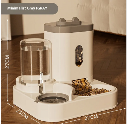 Automatic Pet Feeder Dog Basin Cat Bowl Supplies Water Dispenser - Image26755120857182