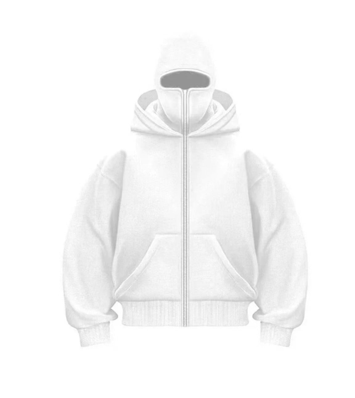 Men's Hooded Zip-Up Baseball Jacket - 