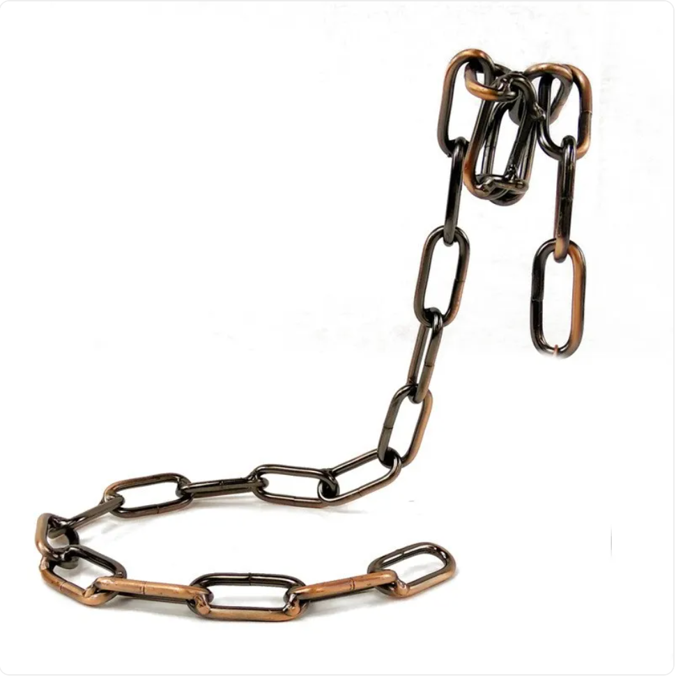 Suspension Chain Wine Rack Metal Holder - Image26755156508766