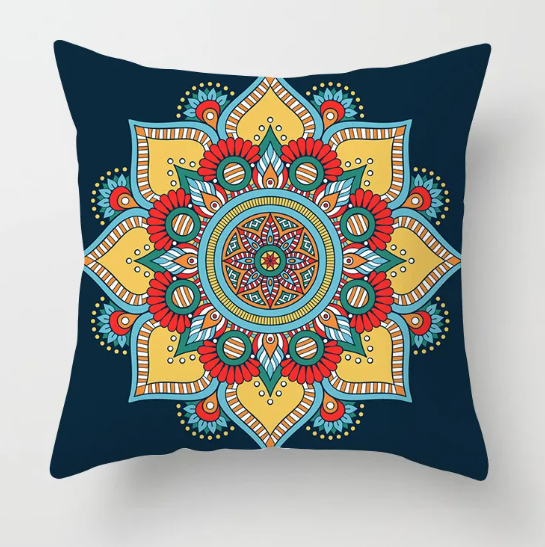 Soft Mandala Sofa Pillowcase - 