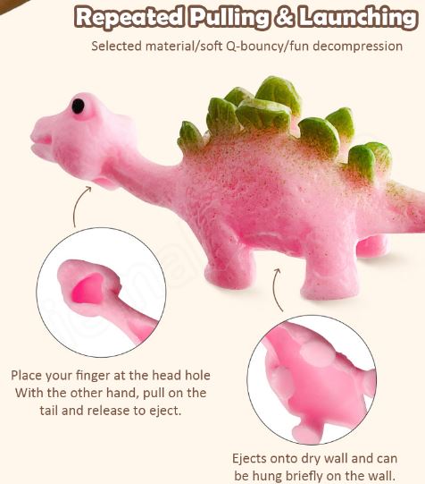 Slingshot Dino-Launch Finger Fun Toys - 