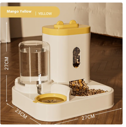 Automatic Pet Feeder Dog Basin Cat Bowl Supplies Water Dispenser - Image26755120889950