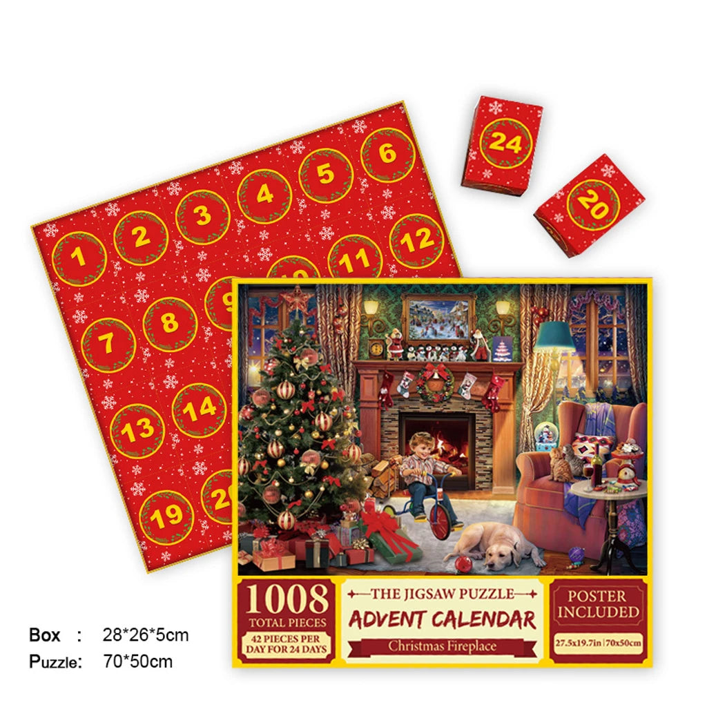 Merry Jigsaw Advent Calendar Puzzle - Image26755123576926