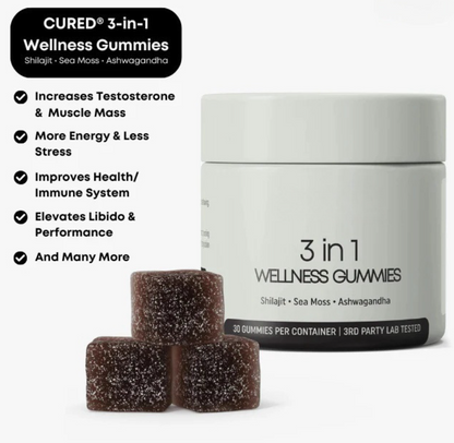 Shilajit 3-in-1 Gummies for Men - Image26755086188638