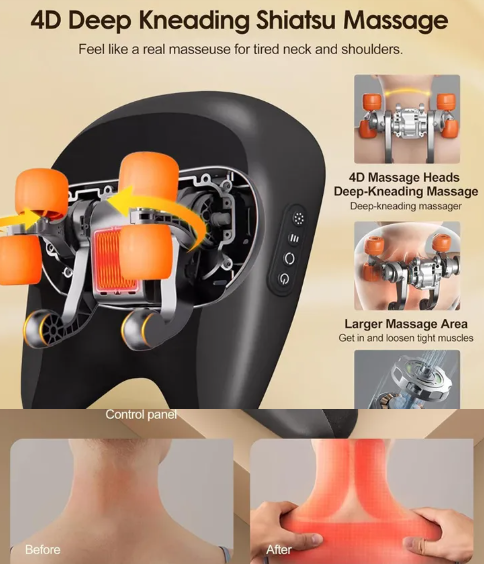 Neck & Shoulder Massage Pillow - 