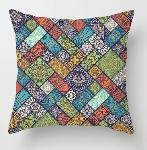 Soft Mandala Sofa Pillowcase - 