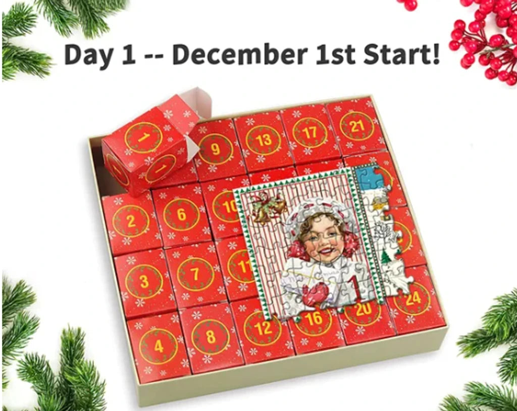 Merry Jigsaw Advent Calendar Puzzle - Image26755123085406