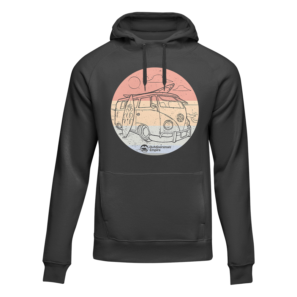 Kombi Camping Adult Fleece Hooded Sweatshirt - 