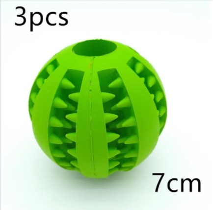 Interactive Rubber Slow Feeder Dog Ball - 