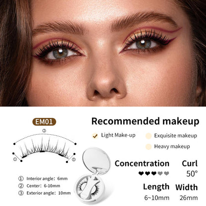 Magnetic False Eyelashes Set with Applicator - Image26755168927838