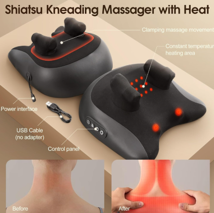 Neck & Shoulder Massage Pillow - 