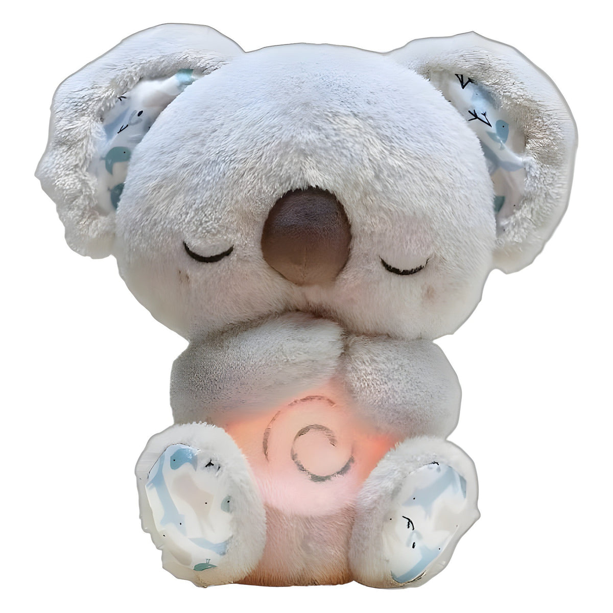 Sound Machine Soothe 'n Snuggle Otter Portable Plush Baby Toy with Sensory Details Music Lights & Rhythmic Breathing Motion - Image26755354886238