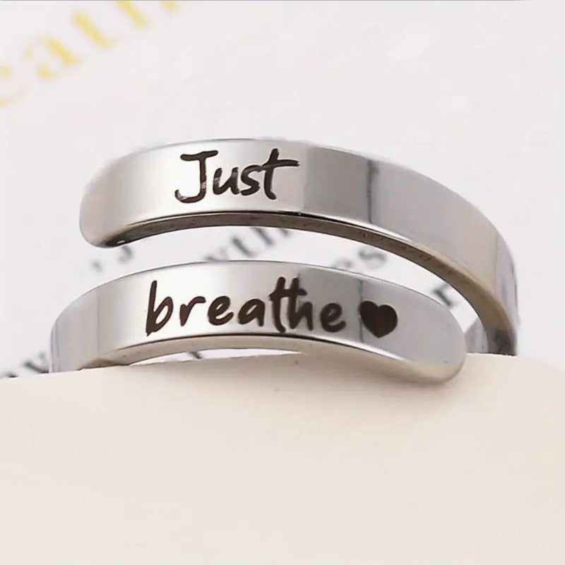 Silver Spiral Heart Ring - Image27164707455070
