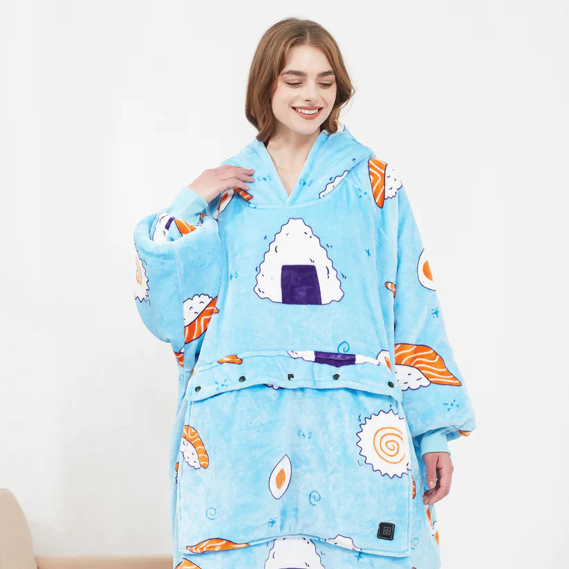 Heated Hoodie Blanket - 