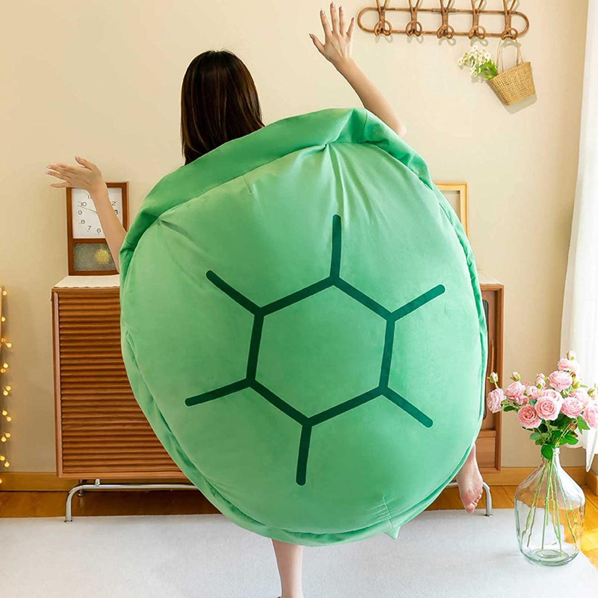 Green Wearable Turtle Shell Pillows - 