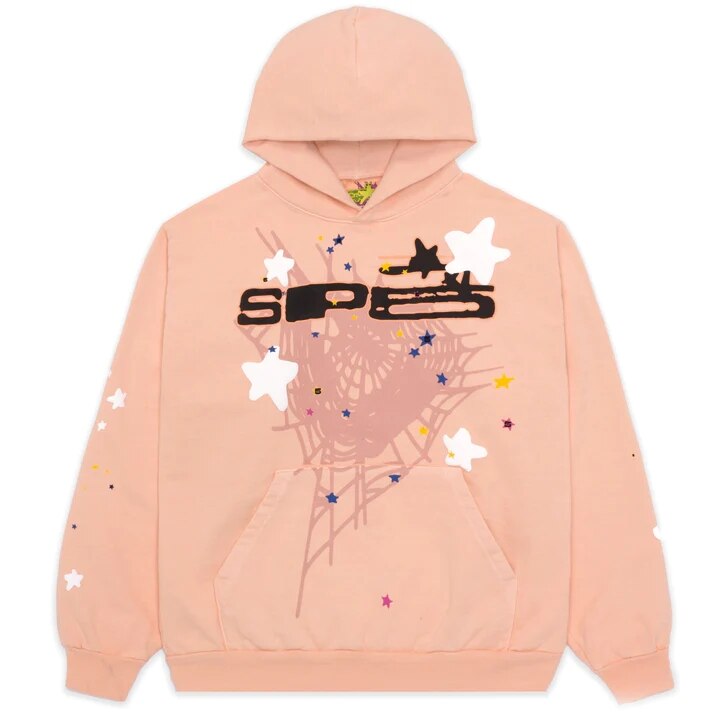 Spider Letter Prints Hoodies - Image26755163684958