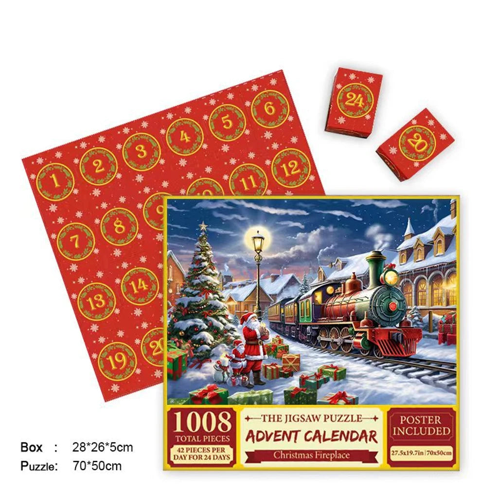 Merry Jigsaw Advent Calendar Puzzle - Image26755123707998