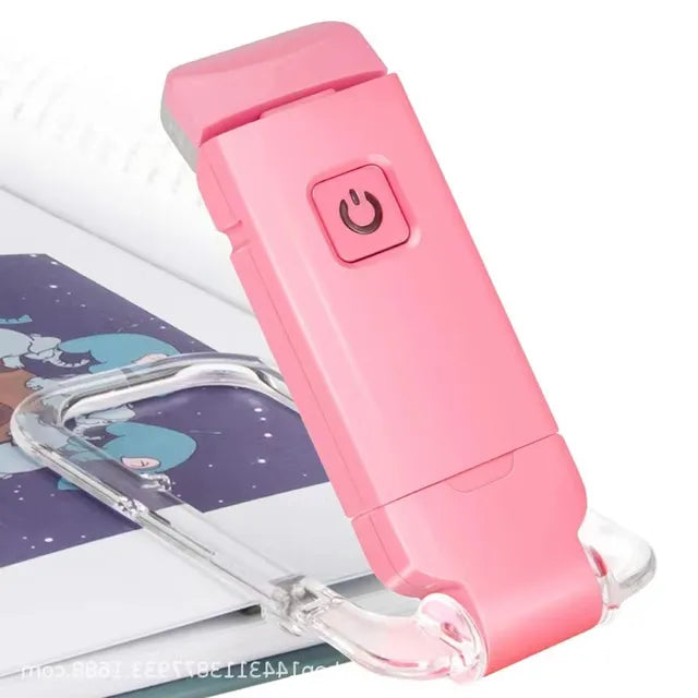 LED USB Rechargeable Book Light Reading Light Eye Protection - 