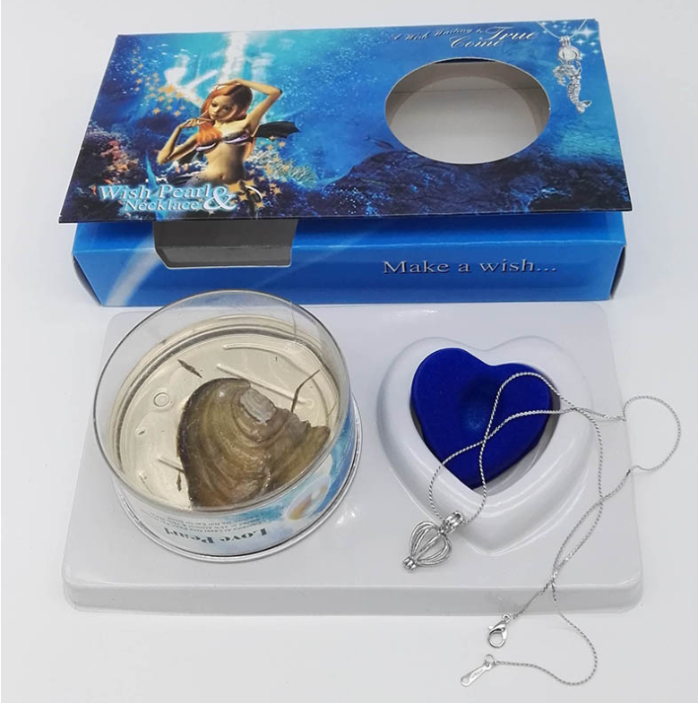 Pearl Jewelry Gift Box with Freshwater Necklace - 