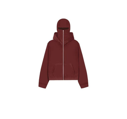 Men's Hooded Zip-Up Baseball Jacket - Image26755122921566