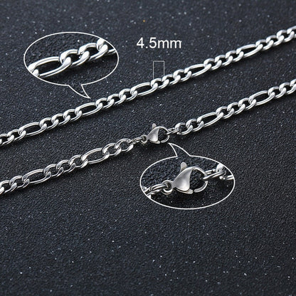 Twisted Rope Figaro Necklaces - Image26755091103838