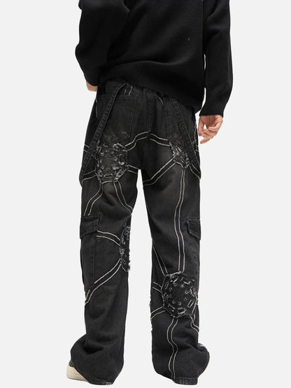 Spider Denim Pants - Image26755088547934