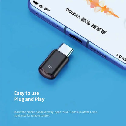 ype-C Micro USB Smart IR Remote Control Phone APP Mini Adapter - Image26755169648734
