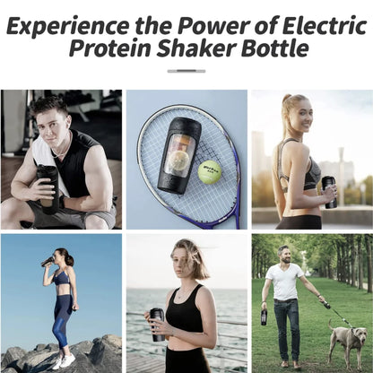 Electric Portable Whey Protein Shaker Bottle - Image26755139960926