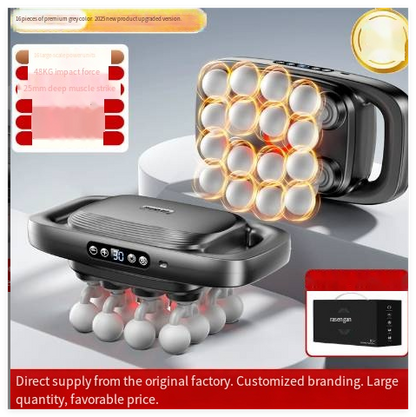 Deep Tissue Muscle Massage Gun, 8/16 Heads - Image26755094872158